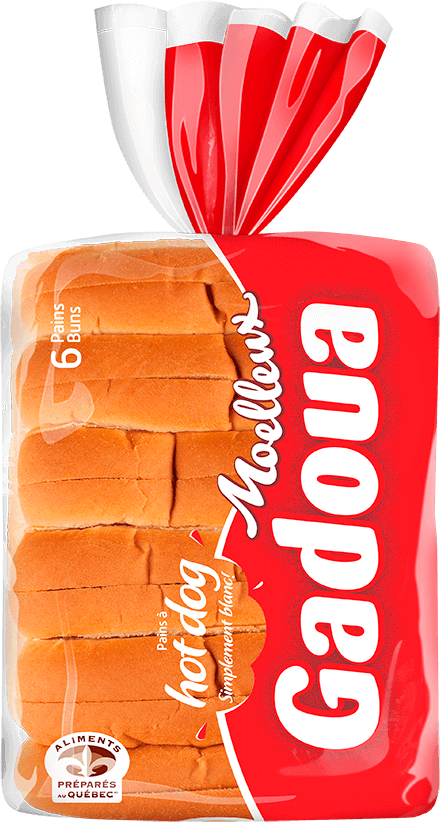 Gadoua® Hot Dog 6 Buns