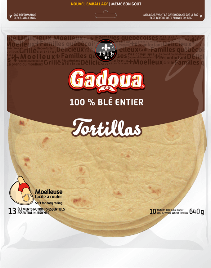 Gadoua® Whole Wheat 10″ Tortilla